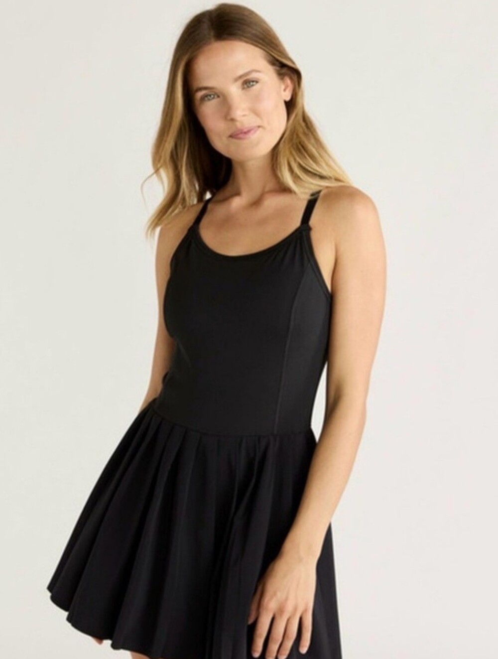 🎾Sold OUT-Love & Sports Ladies One piece Tennis dress skort Sz XXL20 Black
